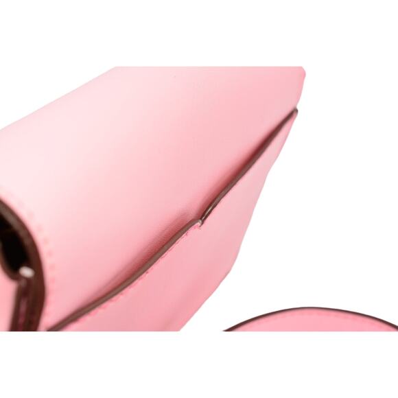 Kate Spade NY Nicola Twistlock Small Flap Shoulder Bag Rococo Pink Heart RARE - Picture 12 of 12